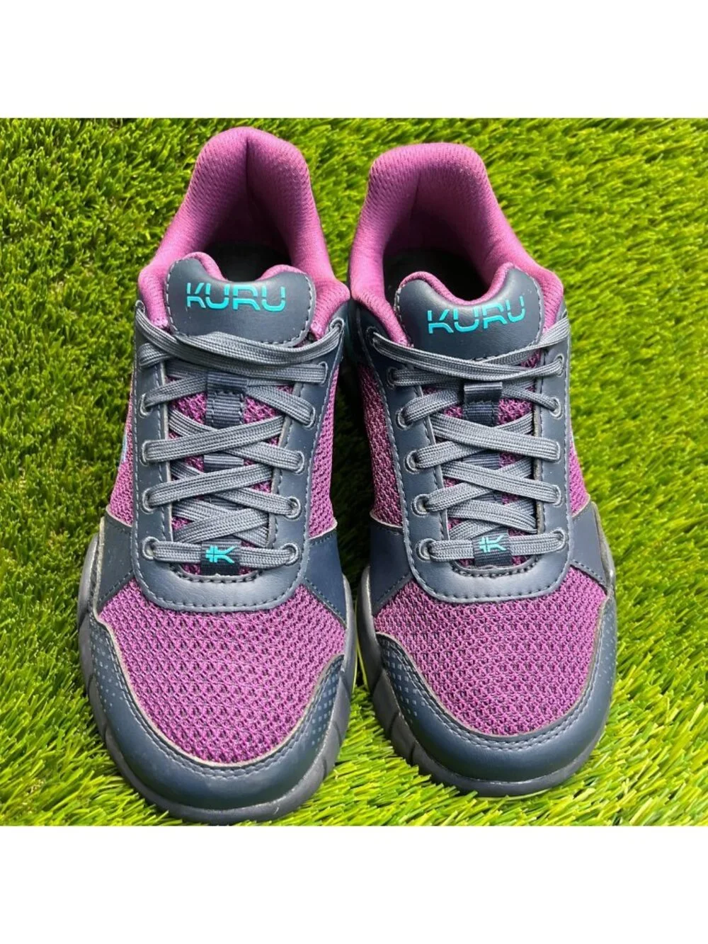 Kuru Quantum 2.0 Womens Size 5.5D Purple Blue Athletic Running Shoes Sneakers